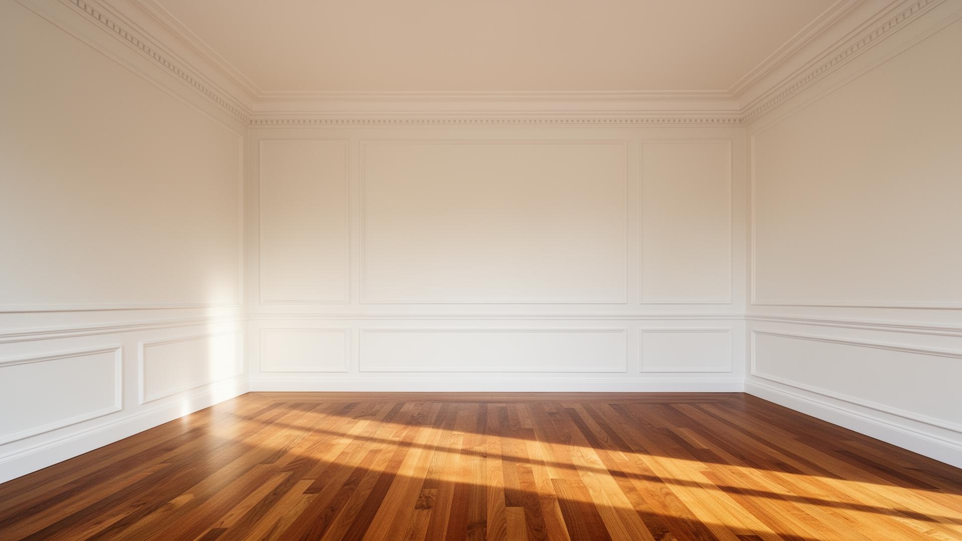 Baseboard and trim installation by Perez Flooring Contractors