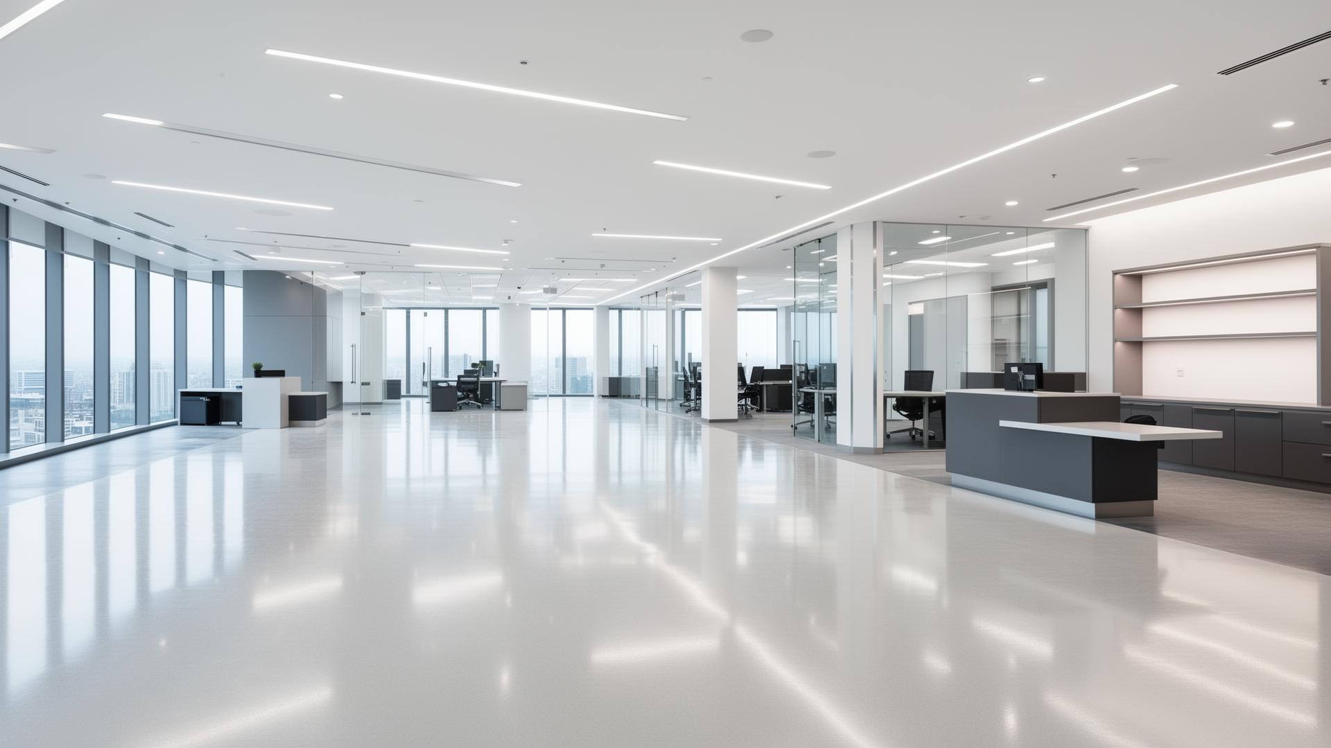 Commercial flooring installation by Perez Flooring Contractors