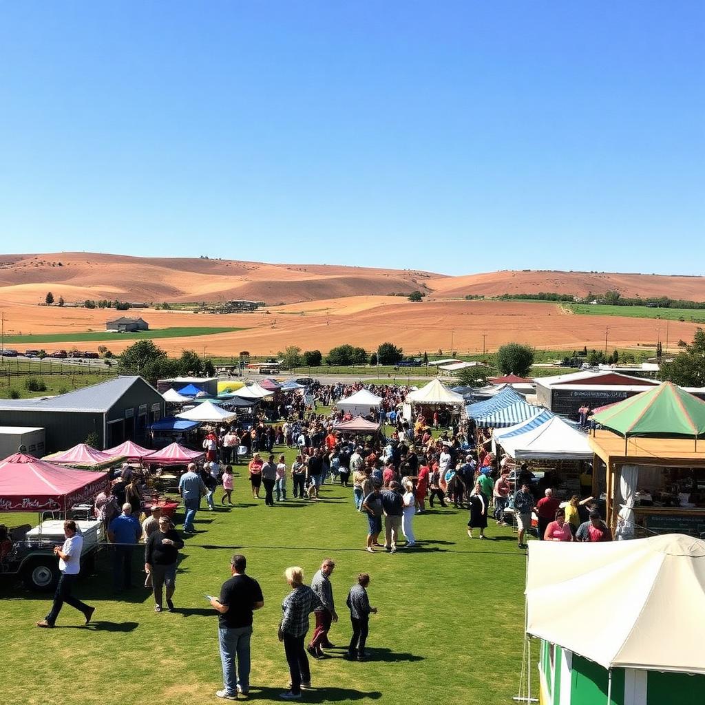 Dixon community and downtown area