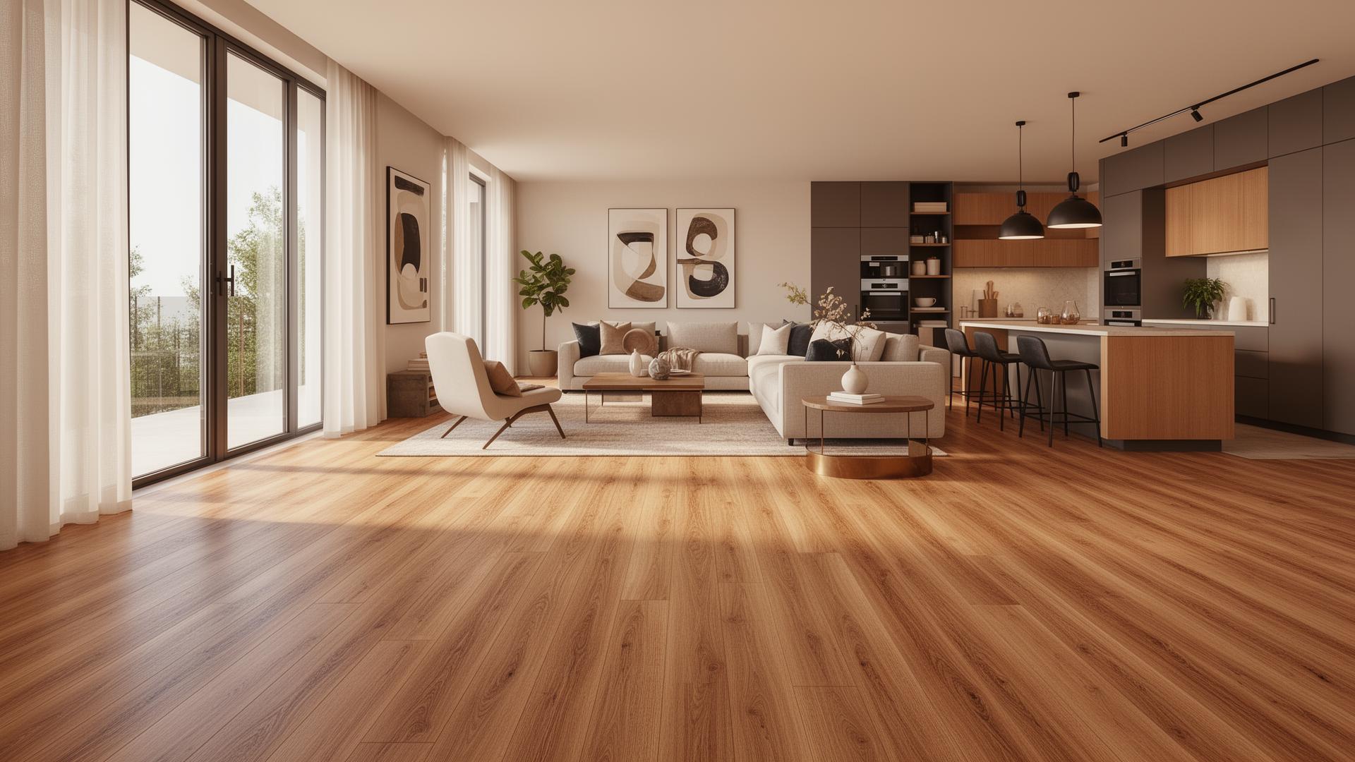 Laminate flooring installation by Perez Flooring Contractors