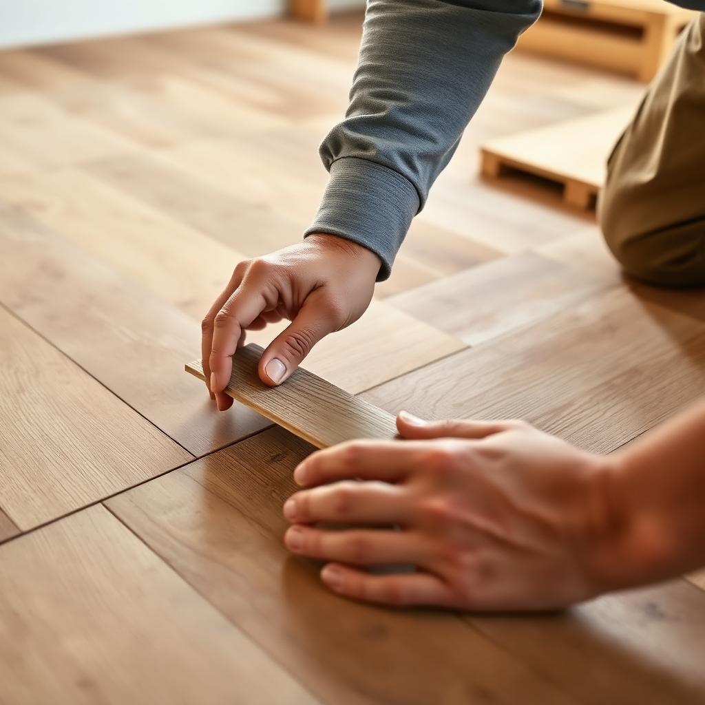 Professional vinyl plank installation craftsmanship